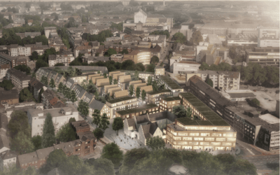 Grünes und autofreies Mercatorviertel verbindet Innenstadt und Innenhafen