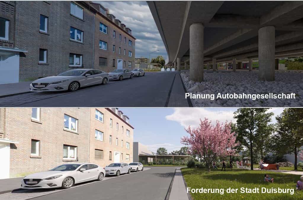 Ausbau der A59 in Duisburg – Tunnellösung gefordert